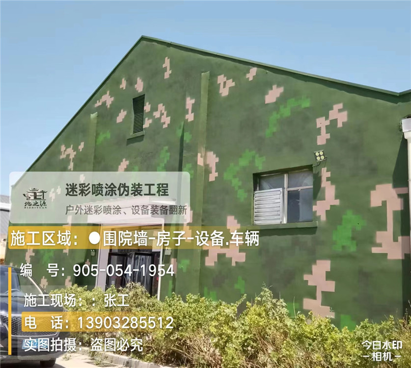 益阳外墙数码迷彩漆施工报价清单（100㎡标准墙面测算）